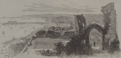 Hastings from Hastings Castle 1891.png